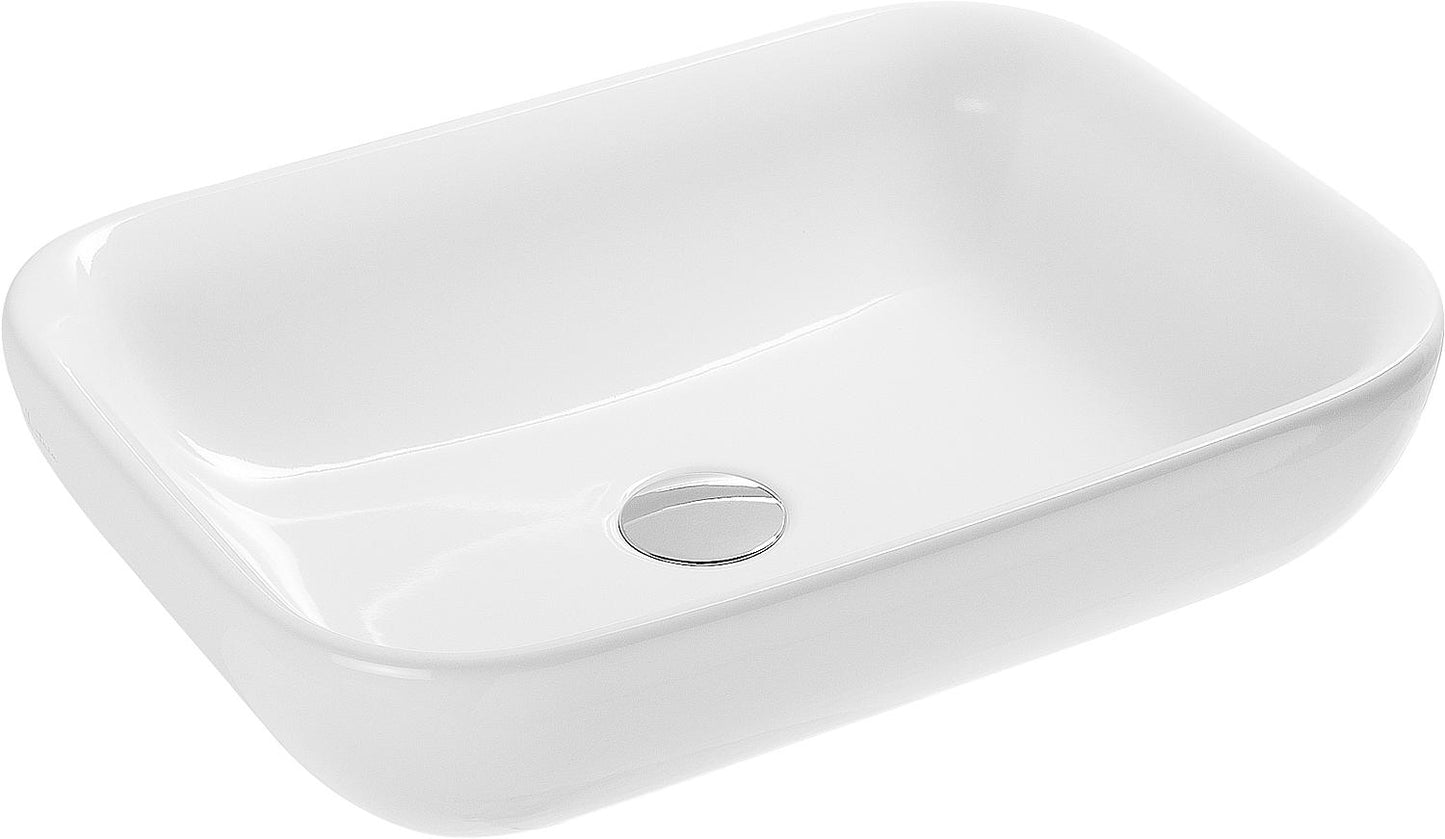 Countertop washbasin HAPPY HOUR WxHxD: 550x160x405 mm Ceramic white