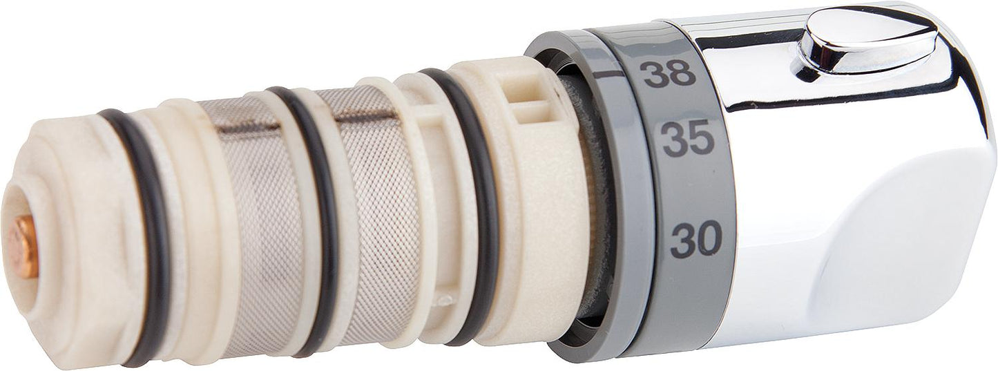 Temperaturregeleinheit Hansa mit Griff, chrom 59912628