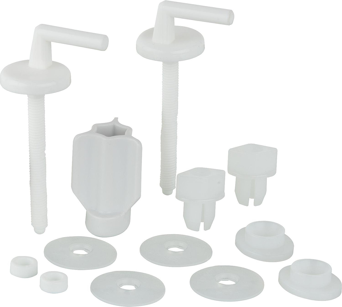 Charnière de toilette en nylon Haro BO301Y, écrou FastFix, réglage en 2 points