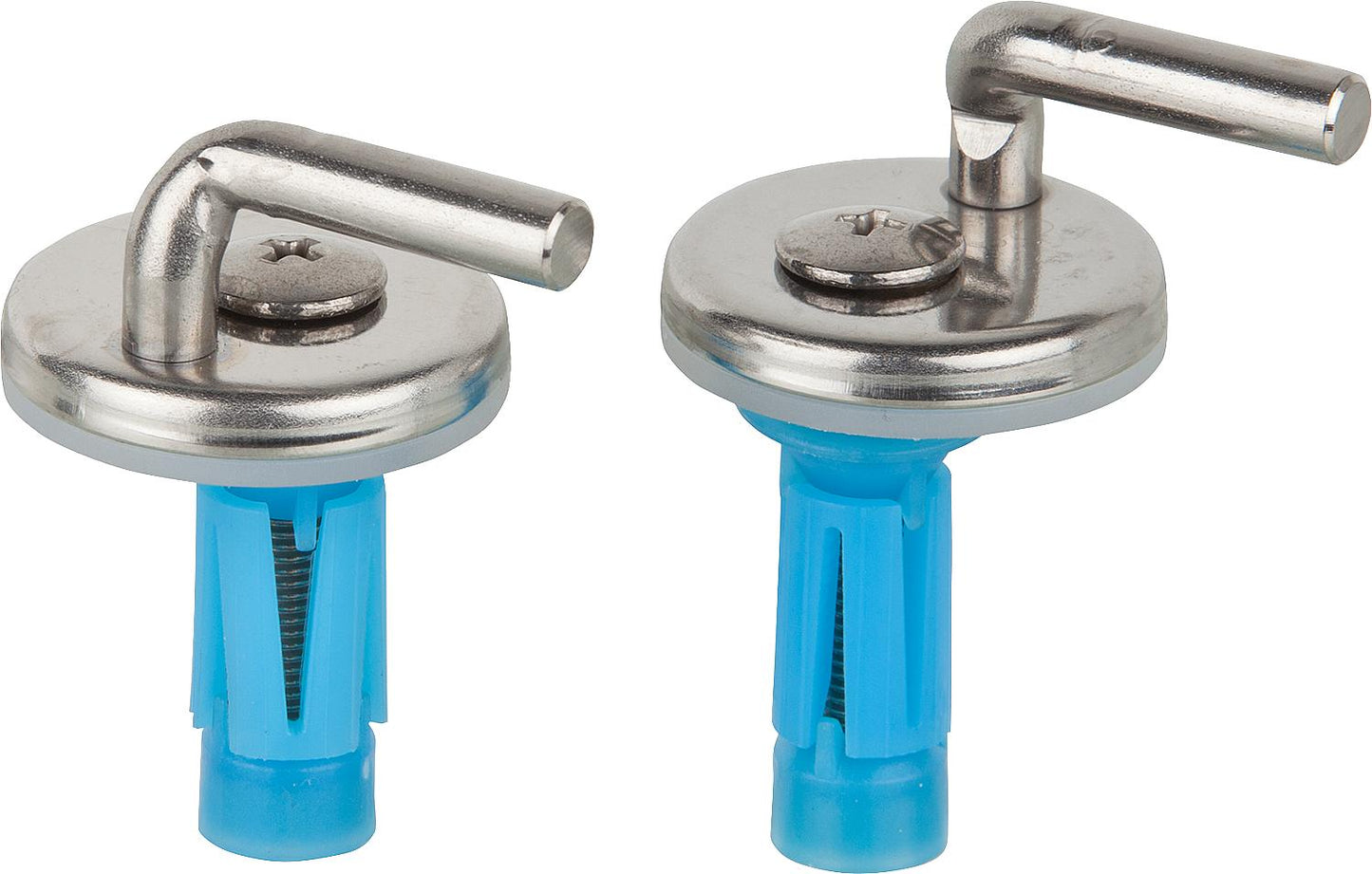 Haro D1302H stainless steel toilet hinge, BVO expansion dowel, 2-point adjustment