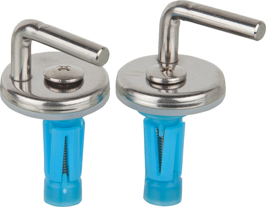 WC-Scharnier Haro D1702H Edelstahl, BVO-Spreitzdübel, 2-Punkt-Verstellung