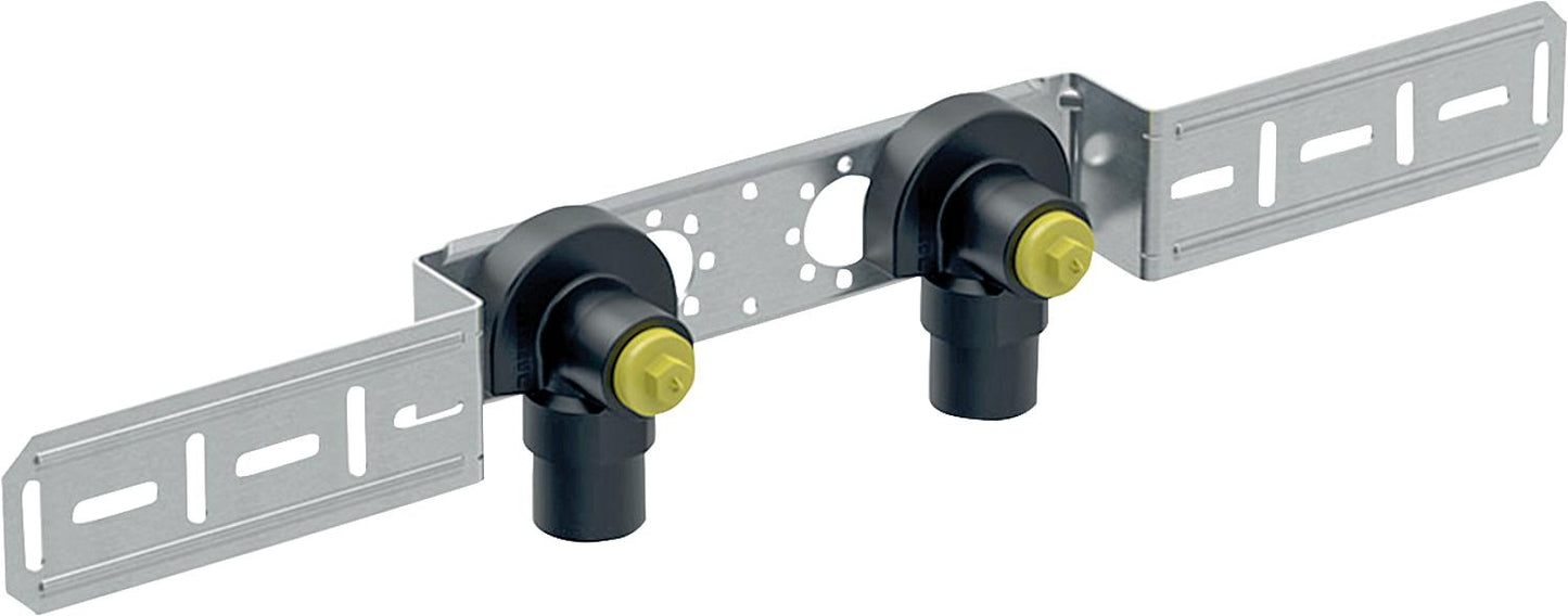 Mepla Anschlusswinkel 90° zweifach