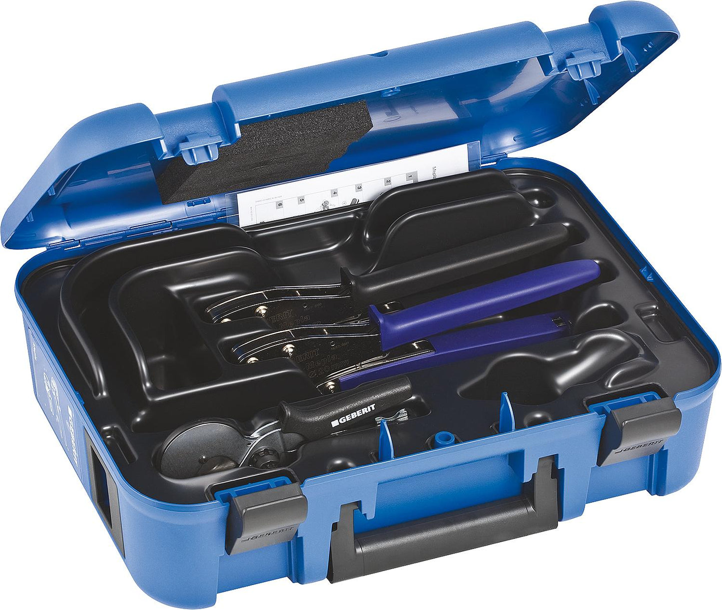 Mepla hand crimping tool in case d16-26