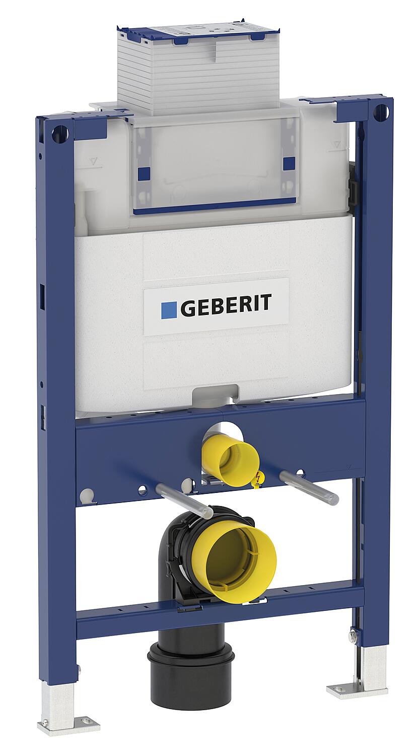 Élément Duofix pour WC suspendu 82 cm avec Omega UP-SPK 12 cm, installation frontale/par le haut