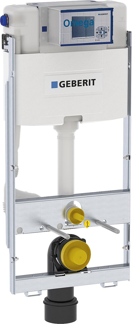GIS Element für Wand-WC 114cm mit Omega UP-SPK 12cm Bet. vorne/oben
