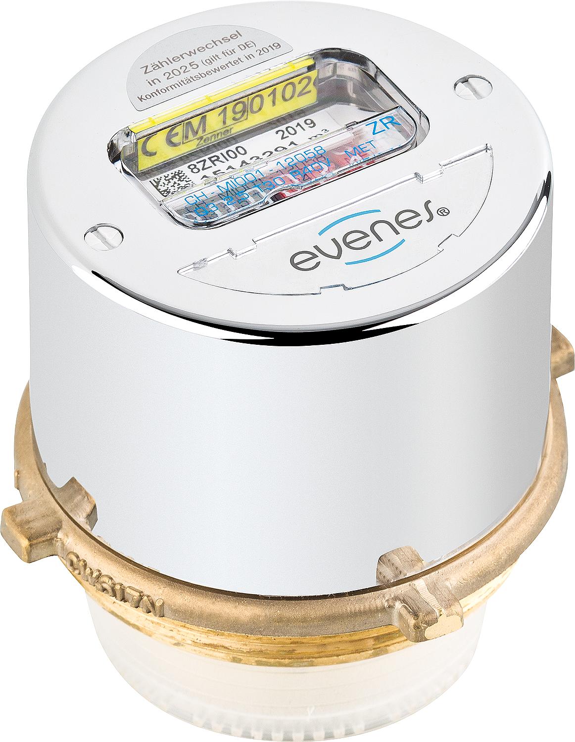 Compteur d'eau à capsule de mesure Evenes Minomet, filetage M 64 x 2 mm