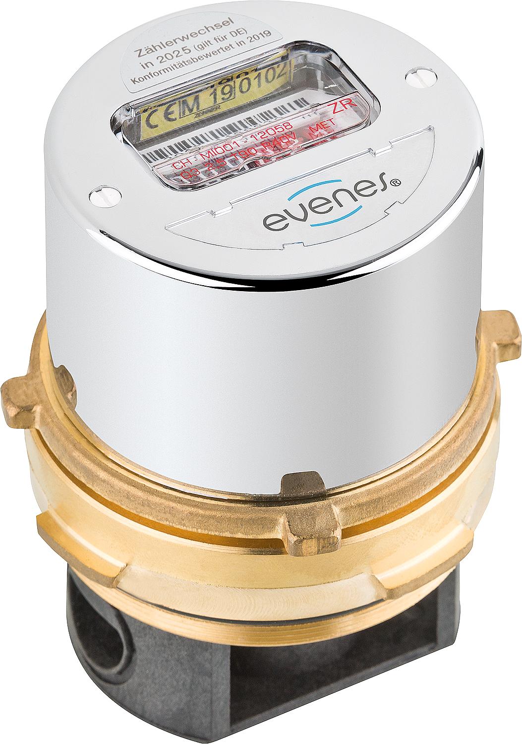 Compteur d'eau à capsule de mesure Evenes Minomet, filetage M 66 x 1 mm