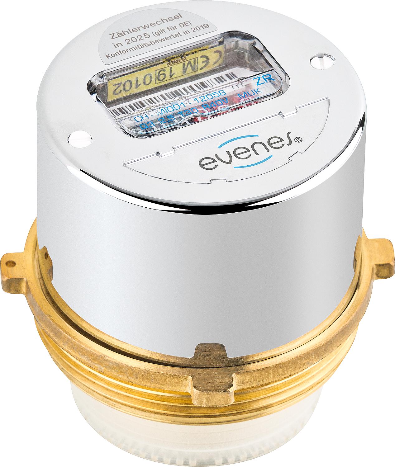 Compteur d'eau à capsule de mesure Evenes Minomuk, filetage G 2 1/4"