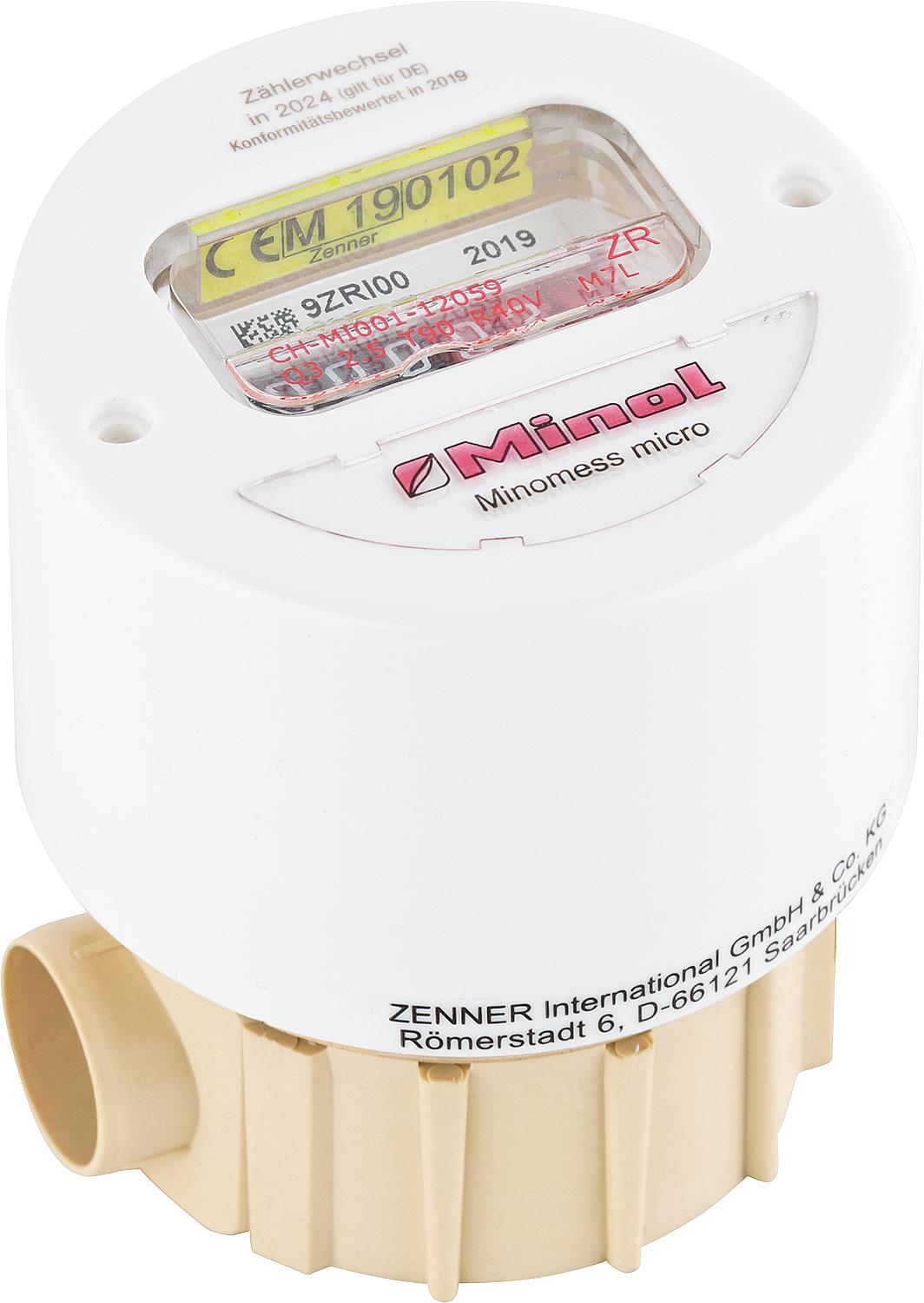 Zenner micro measuring capsule for hot water 90°C