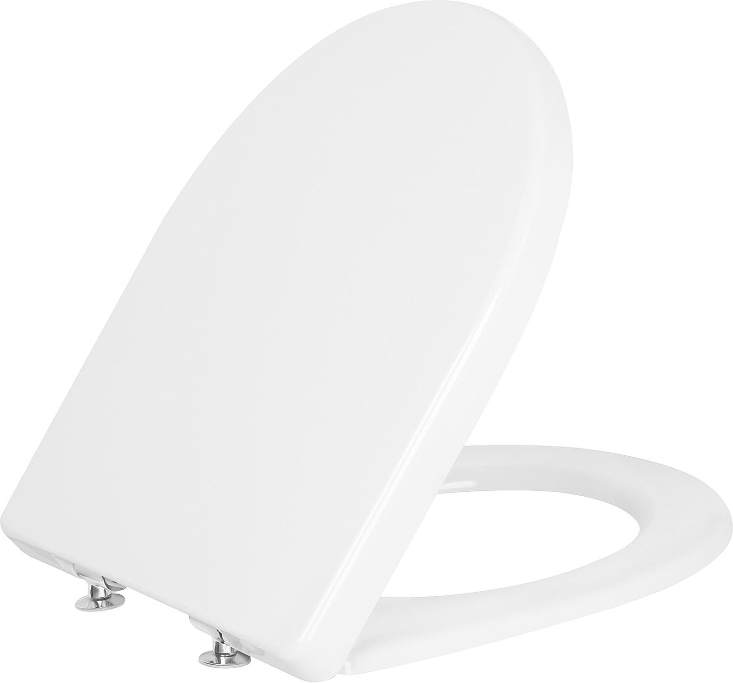 Geberit Icon white toilet seat, soft-close, top-mounted