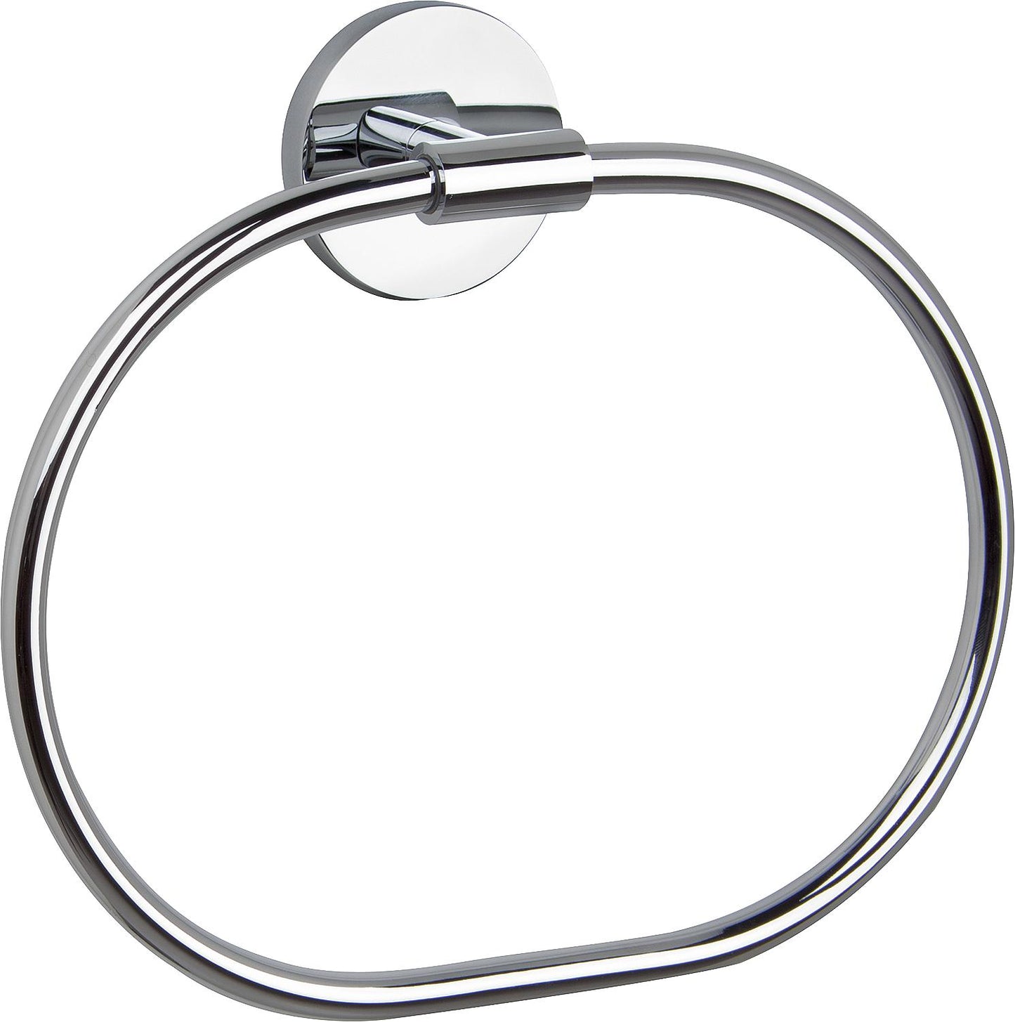 Rumba towel ring, chrome-plated brass