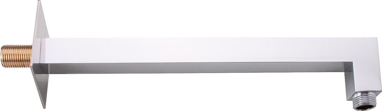 Wall connection pipe MS DN15 (1/2") L=500 mm brass chrome-plated round