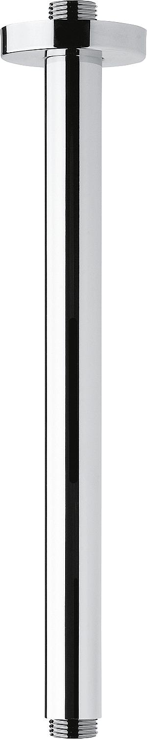 Ceiling connection pipe MS DN15 (1/2") L=300 mm brass chrome-plated round