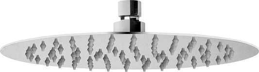 Rumba 1 shower head, spray pattern, Ø 200 mm, polished stainless steel, round