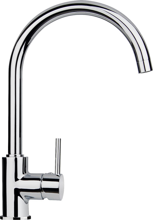 Spültischmischer Salsa Compact Schwenkauslauf Ausladung 212 mm verchromt