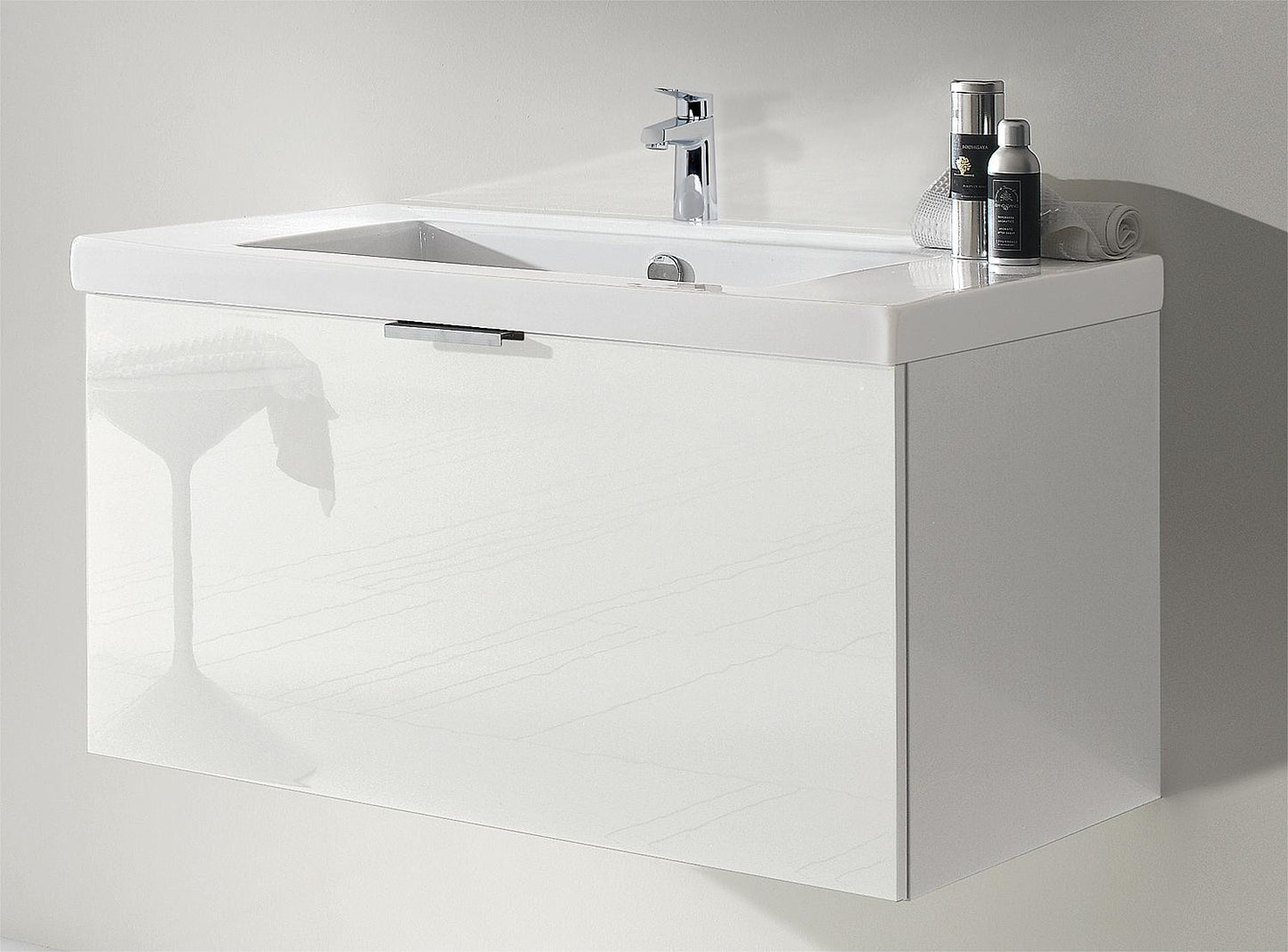 WTU+Ceramic WT EPIL anthracite high gloss 1 drawer 860x550x510mm