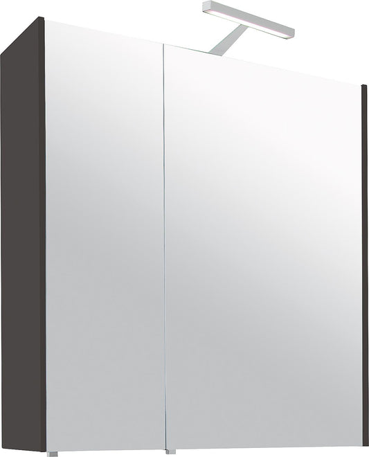 Armoire à miroir avec éclairage LED, 700 mm de large