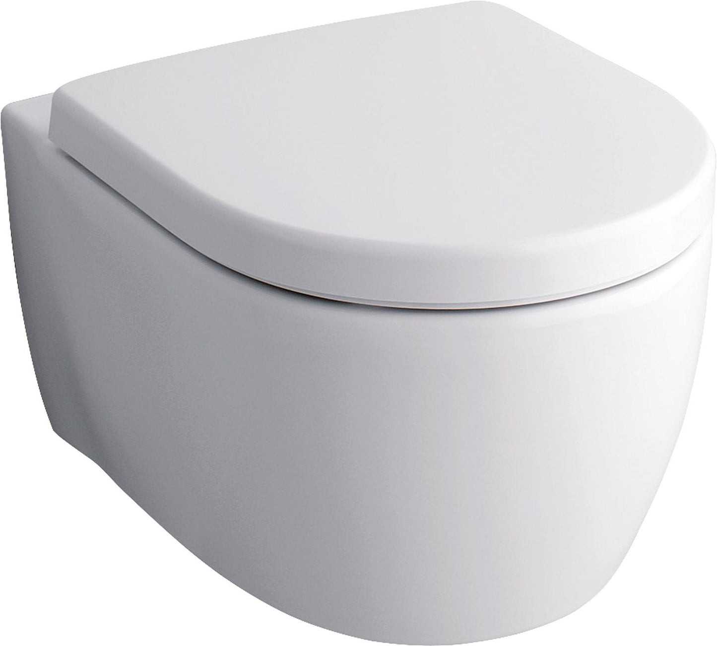 Geberit Icon wall-hung, deep-flush toilet, white, rimless, WxHxD: 355x330x530mm