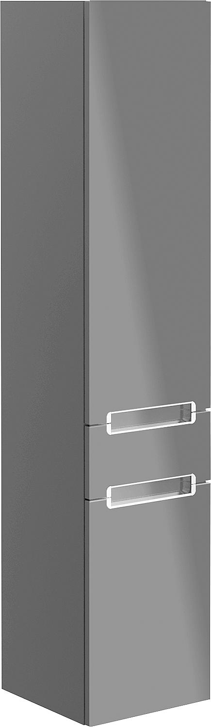 Subway 2.0 tall cabinet, 2 doors, right-hand hinge, Glossy White, L x W x H 370 x 350 x 1650 mm