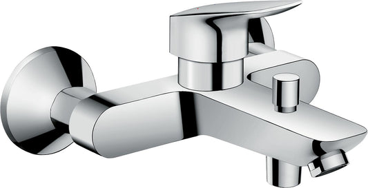 Hansgrohe Logis surface-mounted bath mixer, 194 mm projection, chrome