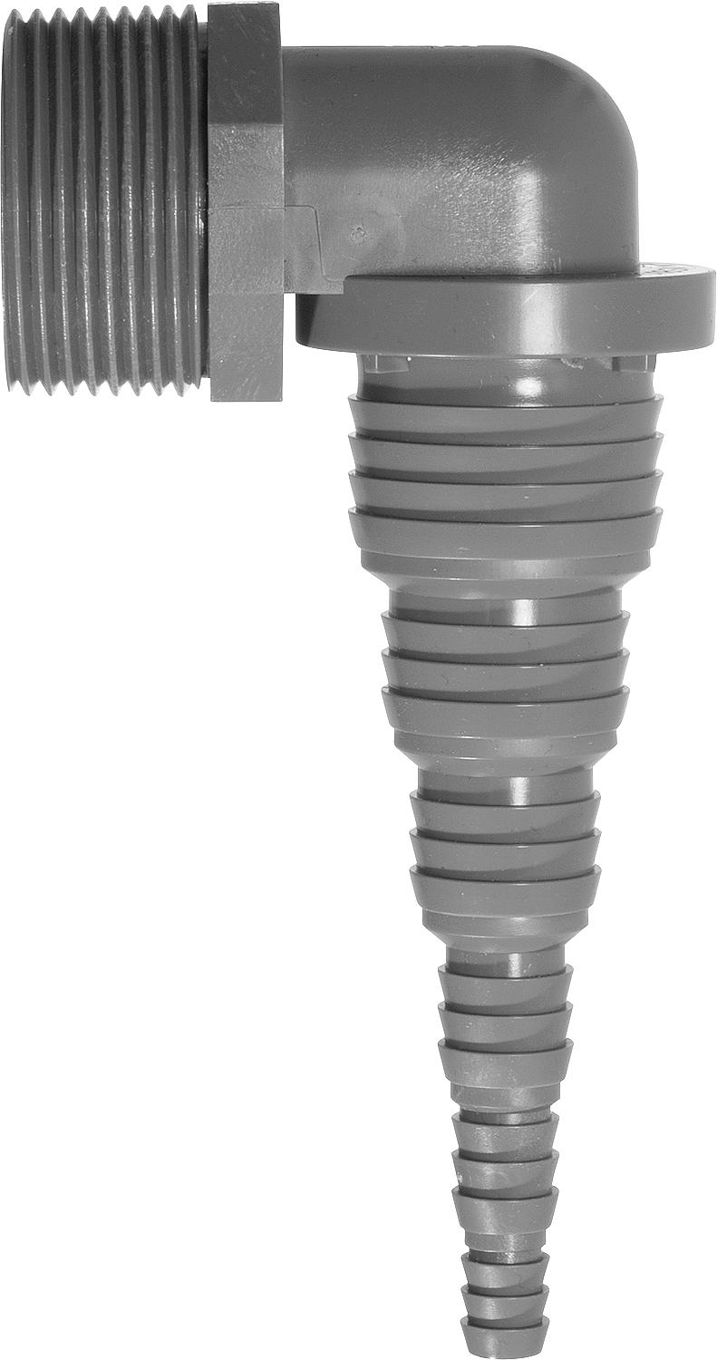 Angle de pompe DN 32 (1 1/4") AG x 32-8 mm
