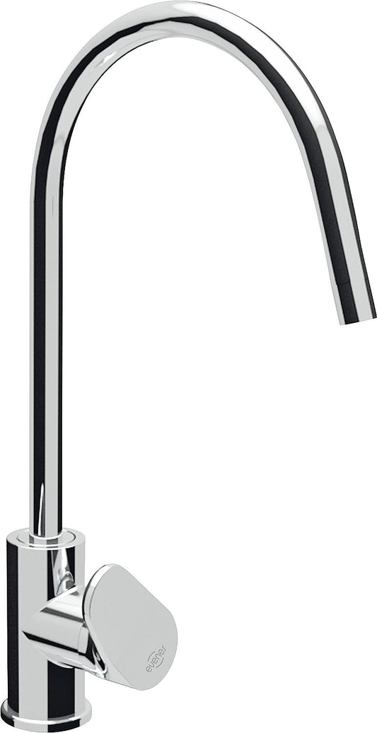 Robinet mitigeur de cuisine Enove, bec pivotant, projection de 205 mm, chromé