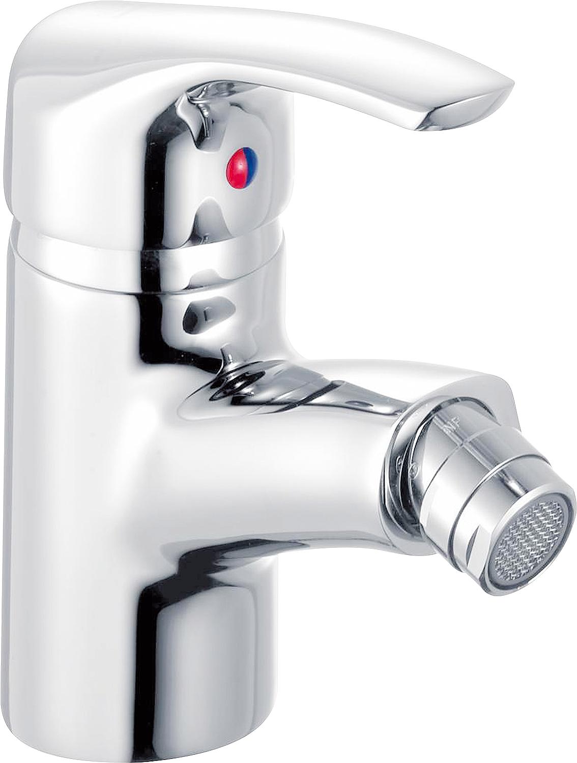 Heinrichschulte Ascona bidet mixer, 115 mm projection, chrome