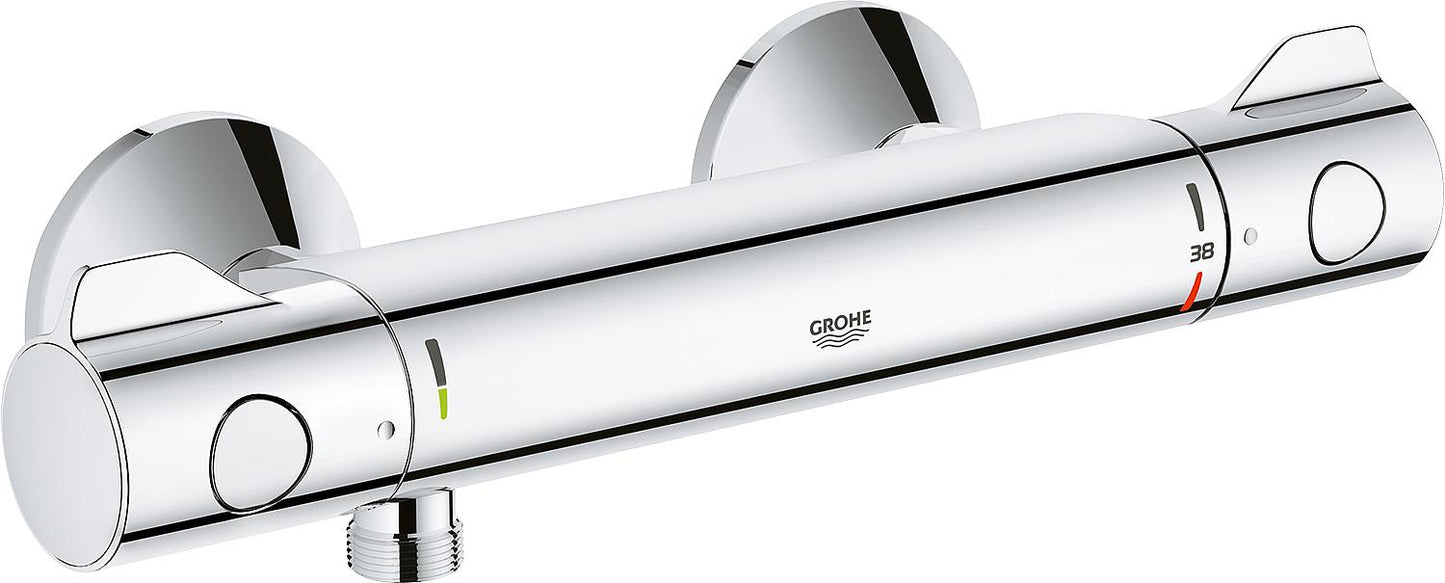 Grohe Grohtherm 800 chrome surface-mounted shower thermostat