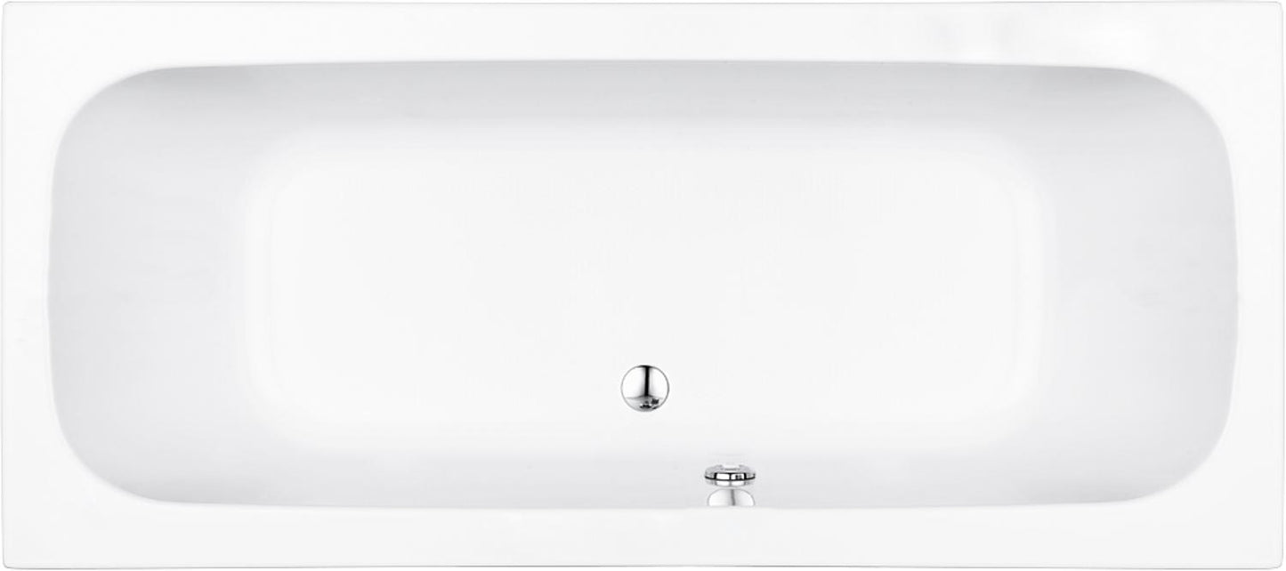 EDEM Duo Bathtub 1800x435x800 mm Capacity: 240 l Acrylic, white