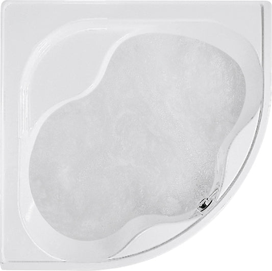 Corner bathtub EMBER 1390x400x1390 mm Capacity: 230 l Acrylic, white