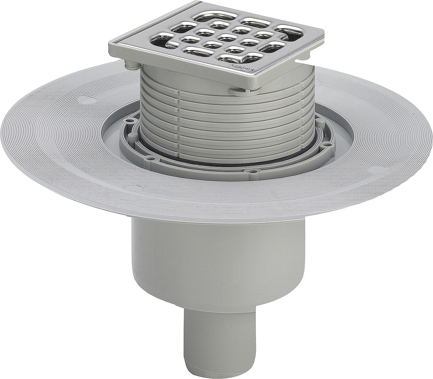 Siphon de salle de bain Viega 4926, diamètre DN50, en plastique gris