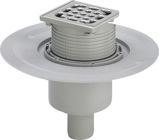 Siphon de salle de bain Viega 4926, diamètre DN50, en plastique gris