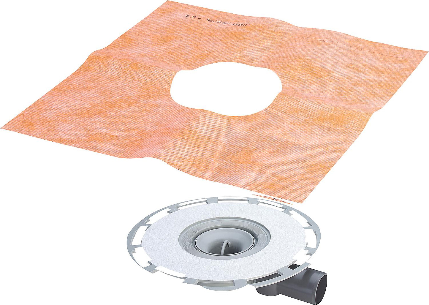 Siphon de salle de bain Viega 4938 en plastique gris