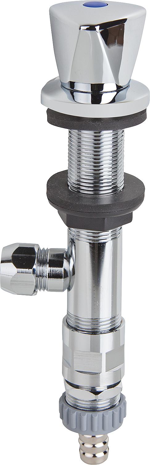 Spülenventil verchromt