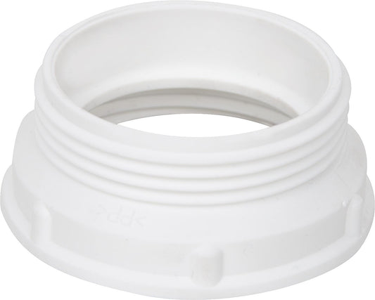 Pièce de réglage en hauteur 15 mm 1 1/2" x 1 1/2" en plastique blanc avec joint