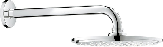 Grohe Rainshower Cosmopolitan 210 mm shower head set and 286 mm wall arm, chrome-plated