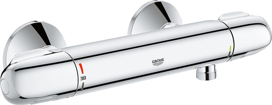 Grohe Grohtherm 1000 chrome surface-mounted shower thermostat