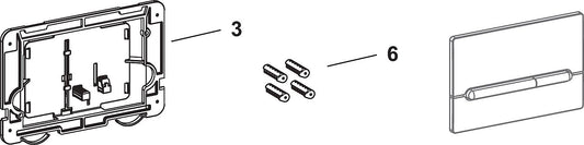 Betätigungsplatte MepaSky