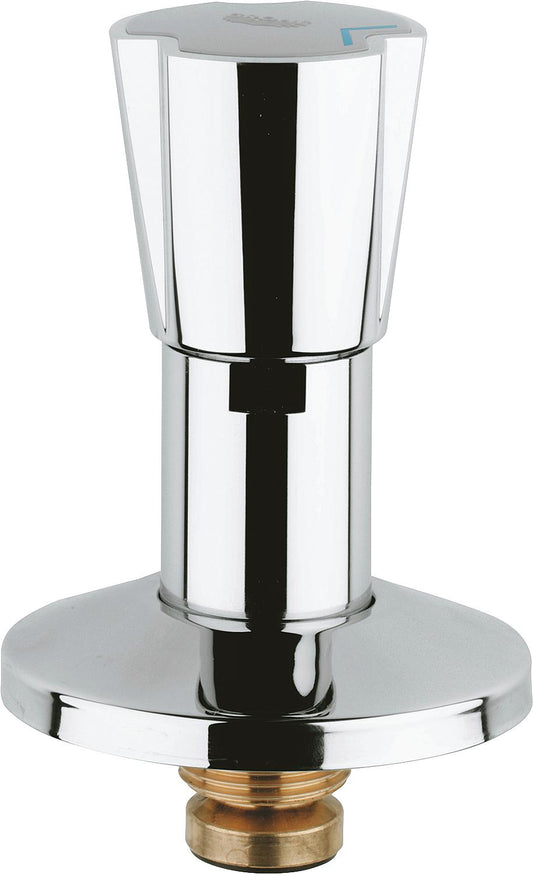 Grohe 11514 top part for concealed valves, triangular handle blue/red, 3/4", chrome