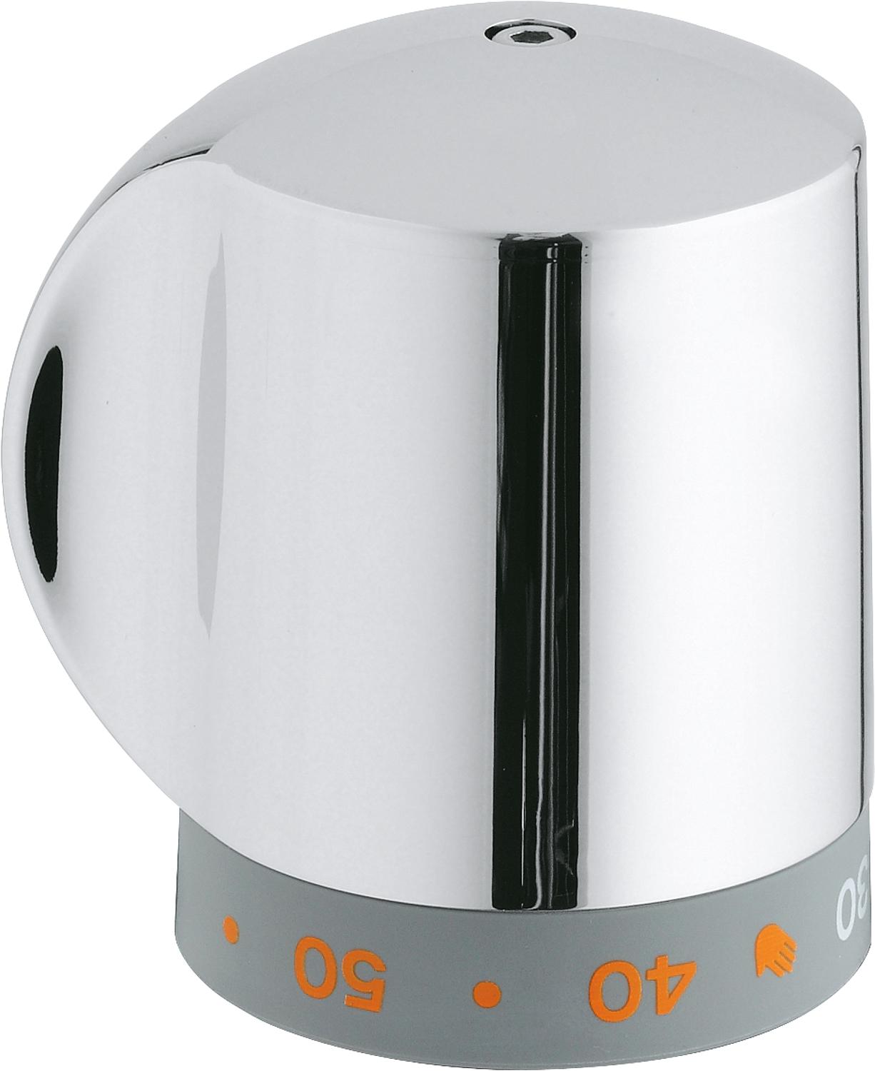 Grohe 47409 temperature control handle for Ergomix/Europlus E/Eurodis SE, chrome