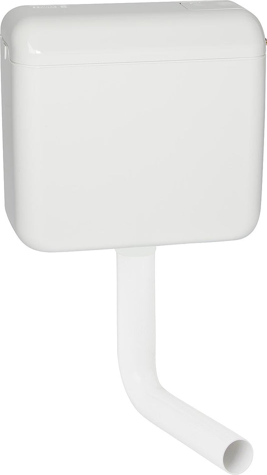 Surface-mounted cistern with start/stop function, model AP120, white