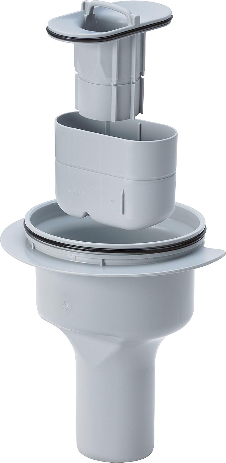 Siphon anti-odeurs Advantix pour siphon de douche, modèle 4982.94, hauteur d'installation à partir de 40 mm