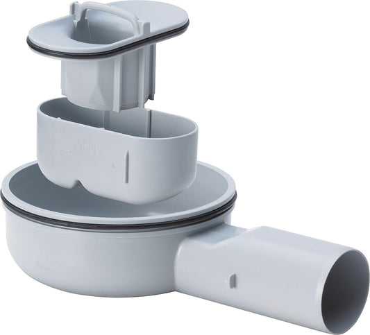 Siphon anti-odeurs Advantix pour siphon de douche, modèle 4982.93, hauteur d'installation à partir de 70 mm