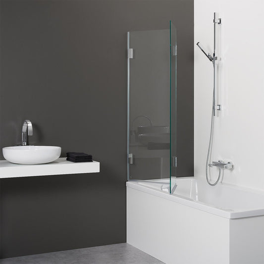 Badewannenaufsatz Farfalla, 1 Faltwand, 2-teilig