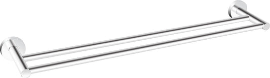 Double towel rail Eight L=600 mm chrome-plated brass
