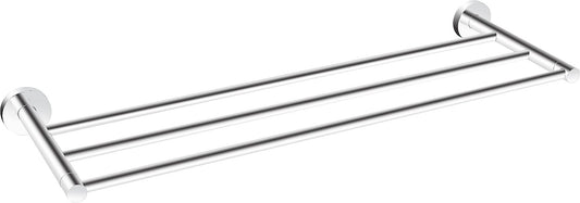Triple towel rail Eight L=600 mm chrome-plated brass