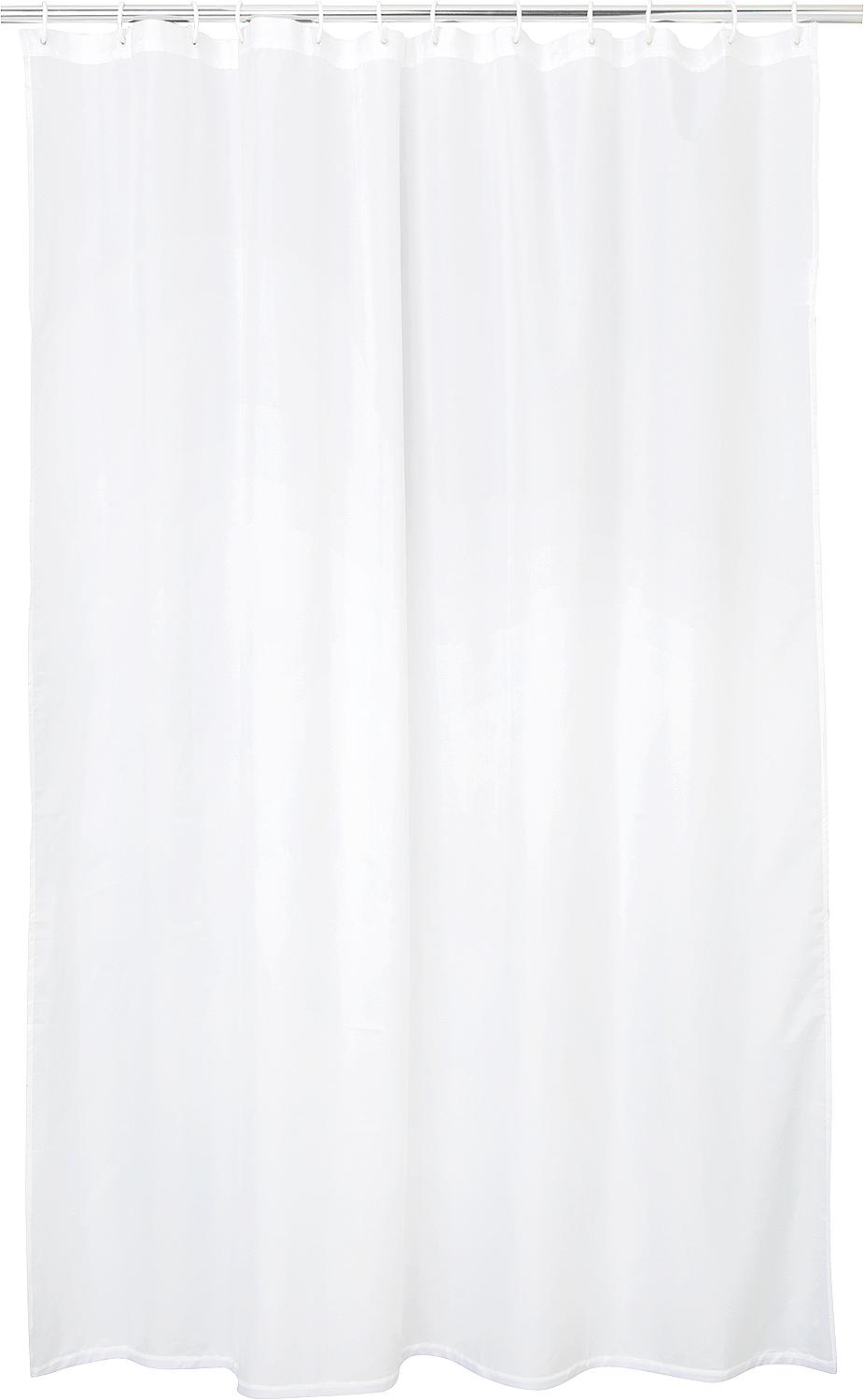 Shower curtain EGZONA Snow White 2400x1800 mm 16 eyelets