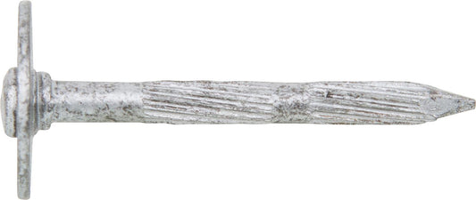 Stahlnagel geriffelt mit Scheibe Drm: 3,5x50mm, VPE: 250 Stück