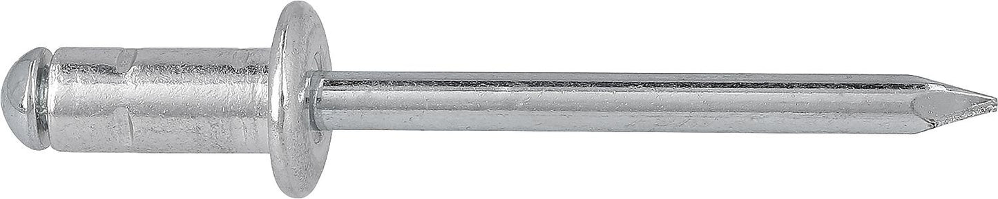 Rivets aveugles GESIPA PolyGrip en aluminium/acier, ø 6,4 x 20 mm, conditionnement : 250 pièces