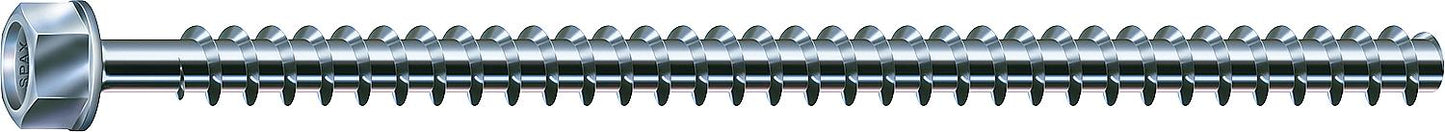 SPAX wooden threaded rods, with hexagonal head SW 22 mm ø 16.0 x 2000 mm, galvanized
